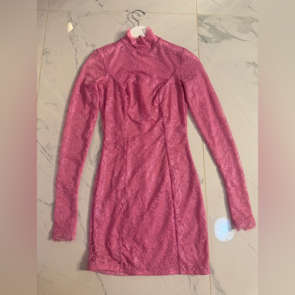 Skims lace turtleneck dress